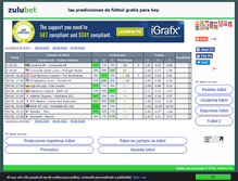 Tablet Screenshot of es.zulubet.com